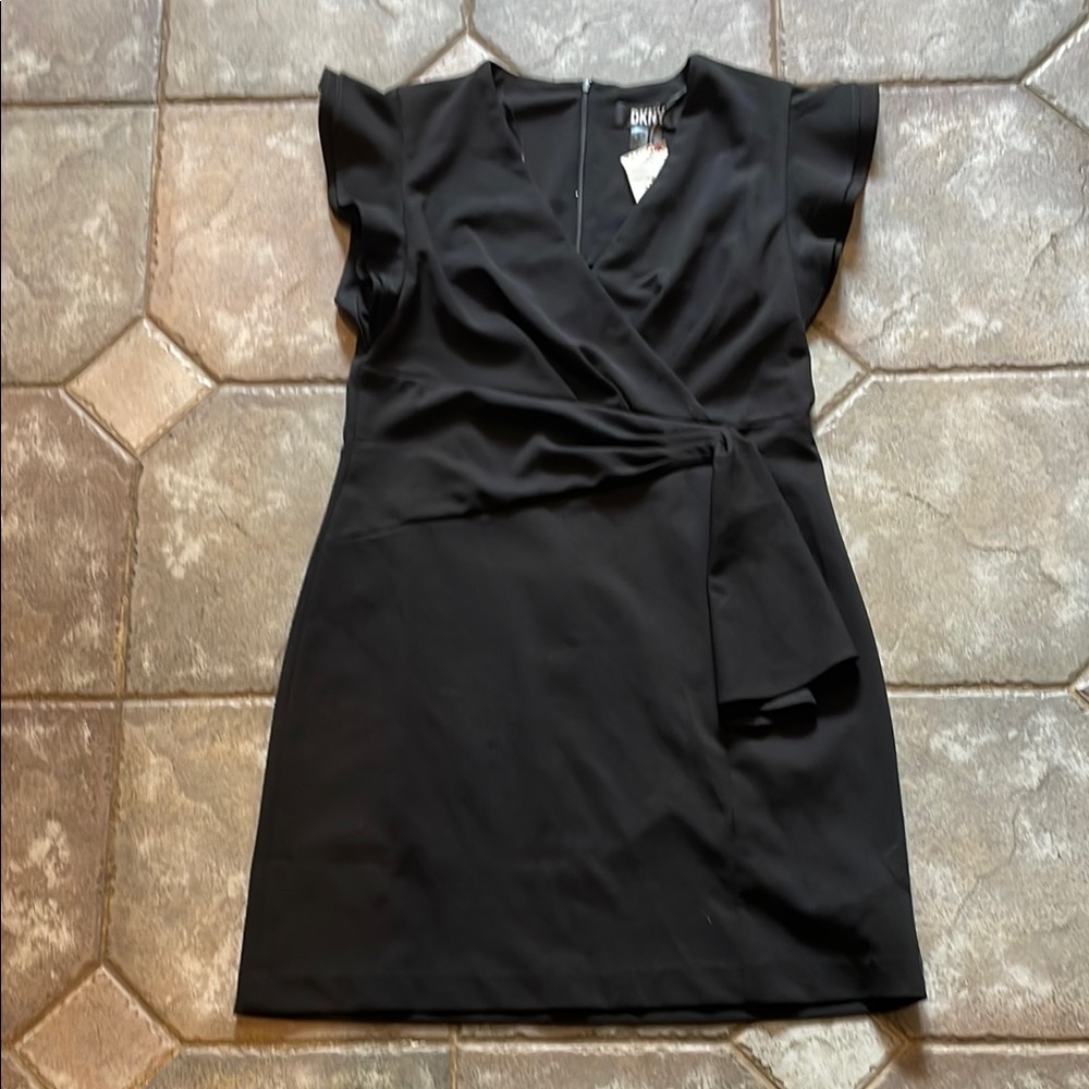 DKNY Elegant Black Mini Dress
